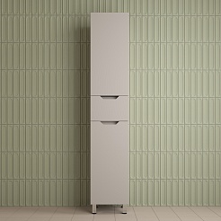 Style Line Шкаф пенал Остин 36 крем – фотография-2